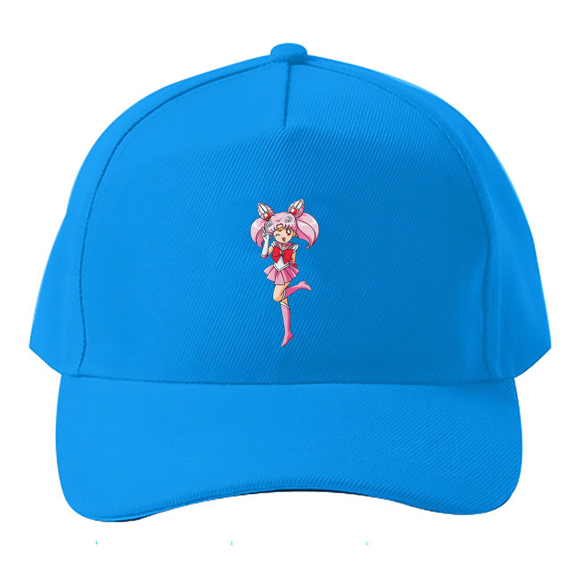 （画像用） 美少女戦士セーラームーン ちびうさ Sailor Moon Chibiusa Tsukino Usagi Small Lady Serenity ベースボールキャップ 綿100％ 男女兼用 帽子 スポーツ